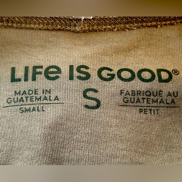 NWT LIFE IS GOOD sS(men) tees x2-unisex-earth tones-nice quality 💯cotton - Picture 7 of 9